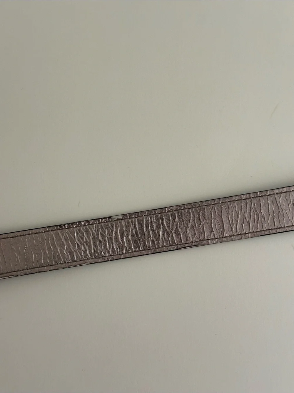 Michael Kors black leather Silver Eyelet belt